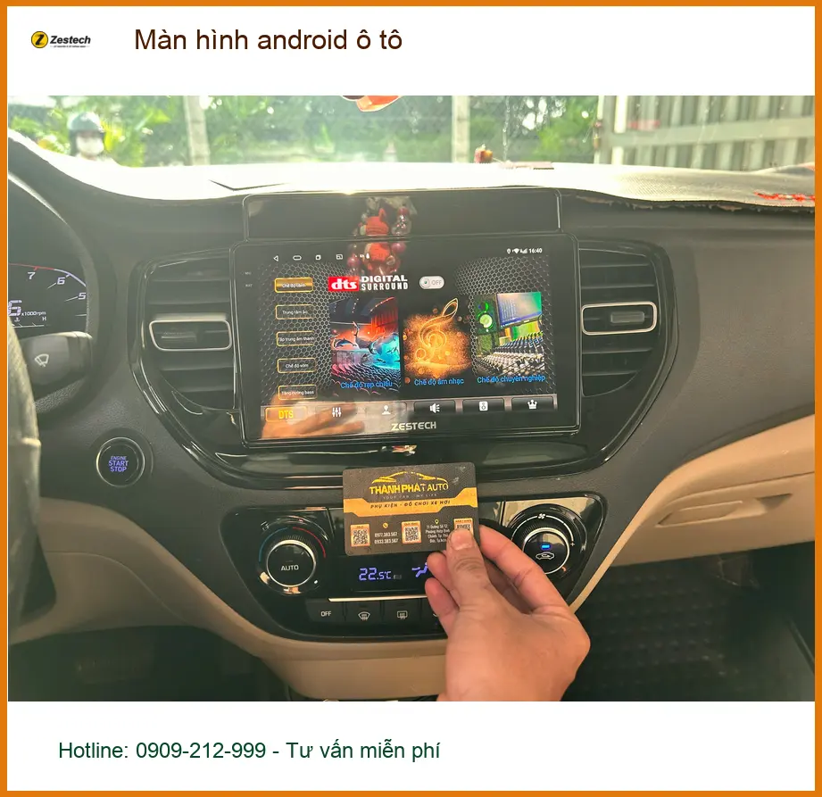 Chị Thảo lắp Màn hình android ô tô cho Hyundai SantaFe tại Quận 3 để nâng cao trải nghiệm lái ảnh thực tế 2