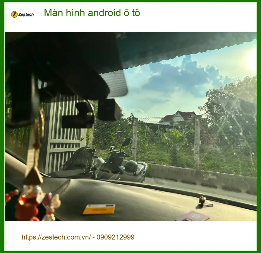 Chú Quang lắp Màn hình android ô tô cho Honda CRV tại Quận 10 để xem bản đồ và giải trí ảnh thực tế 2