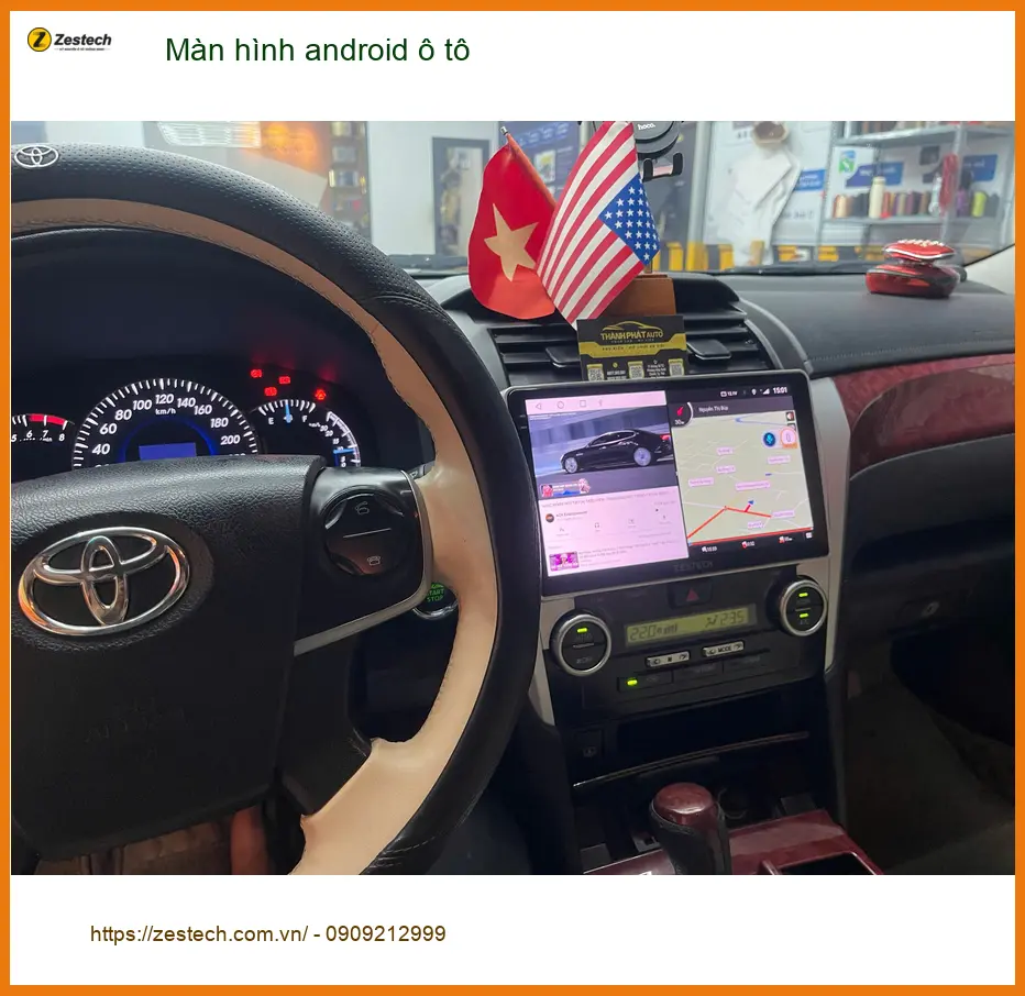 Cô Thoa lắp màn hình android ô tô cho Suzuki XL7 tại Quận 9 để nâng tầm trải nghiệm lái ảnh thực tế 4