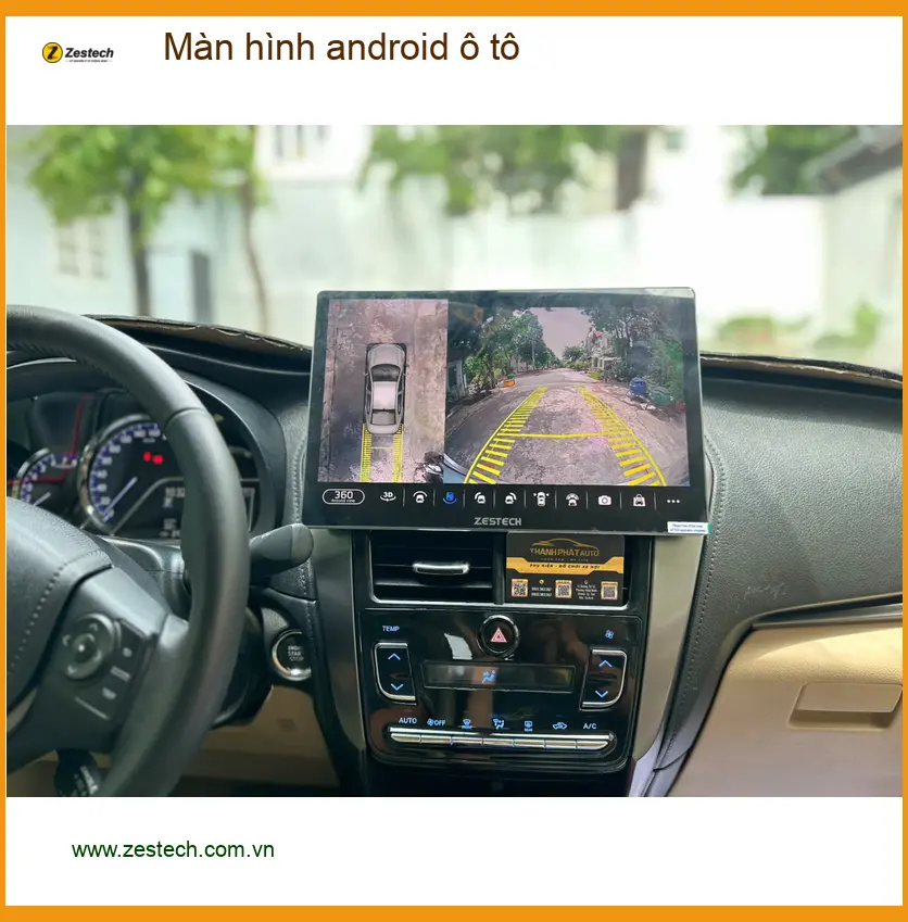 Chị Ngọc Thảo độ màn hình android ô tô cho Ford Everest ở Củ Chi để giải trí tốt hơn ảnh thực tế 3