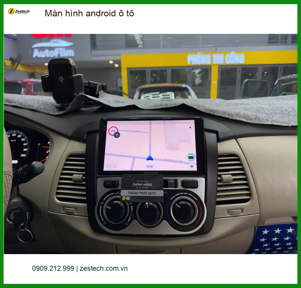 Chú Tấn nâng cấp Màn hình android ô tô cho Honda CR-V tại Quận 10 vì màn zin đã cũ ảnh thực tế 3