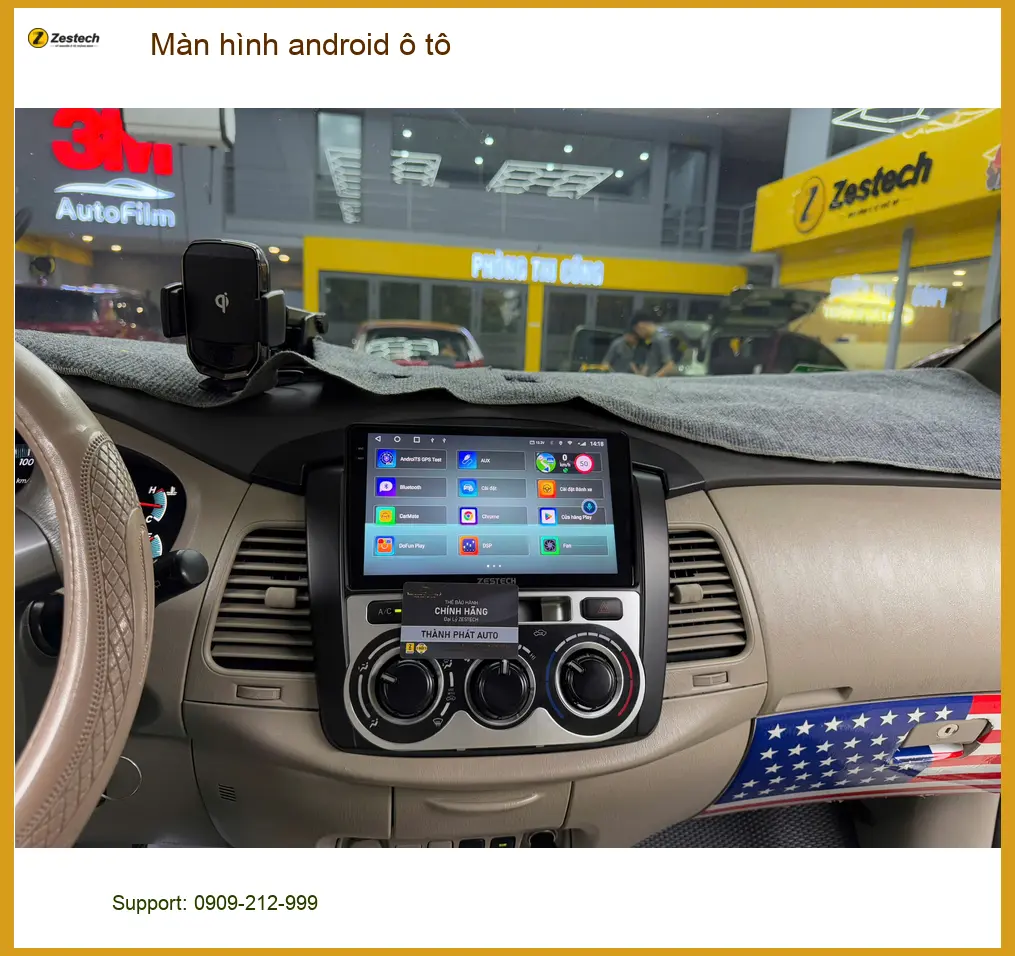 Chú Tấn nâng cấp Màn hình android ô tô cho Honda CR-V tại Quận 10 vì màn zin đã cũ ảnh thực tế 4