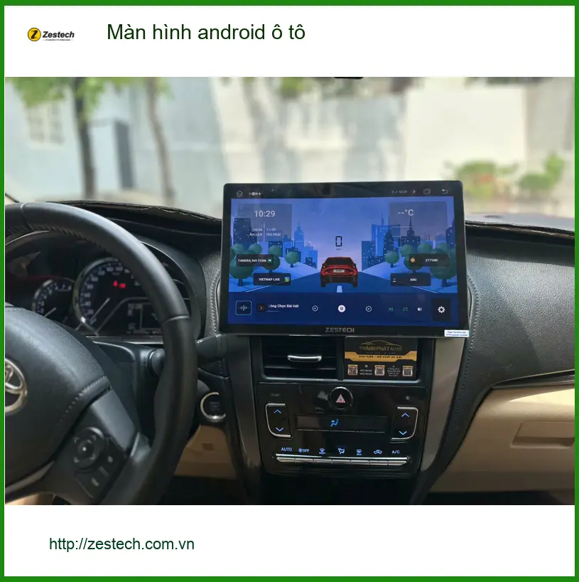 Chị Ngọc Thảo độ màn hình android ô tô cho Ford Everest ở Củ Chi để giải trí tốt hơn ảnh thực tế 5