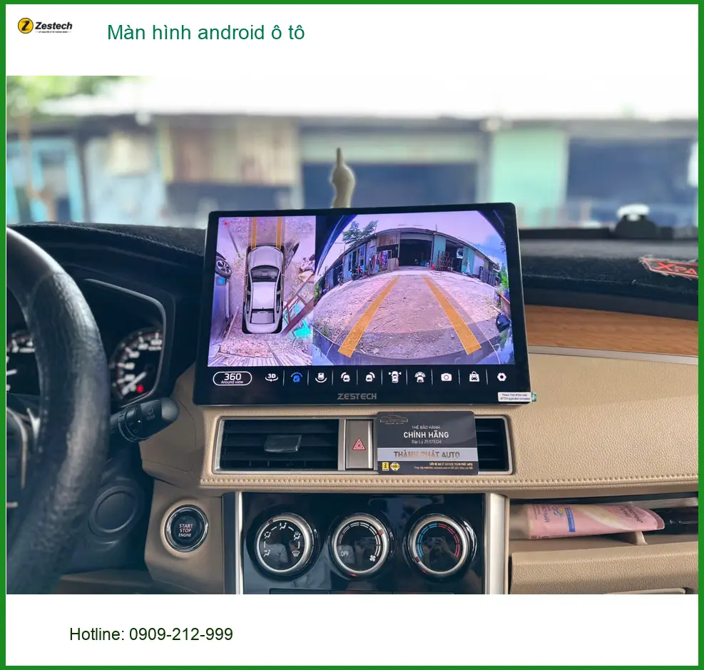 Anh Hải lắp màn hình Android ô tô Quận 7 cho Kia K3 cũ vì màn zin đã hỏng