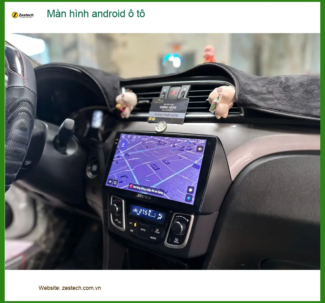 Anh Tấn lắp màn hình android ô tô tại Quận 11 cho Hyundai Accent ảnh thực tế 5