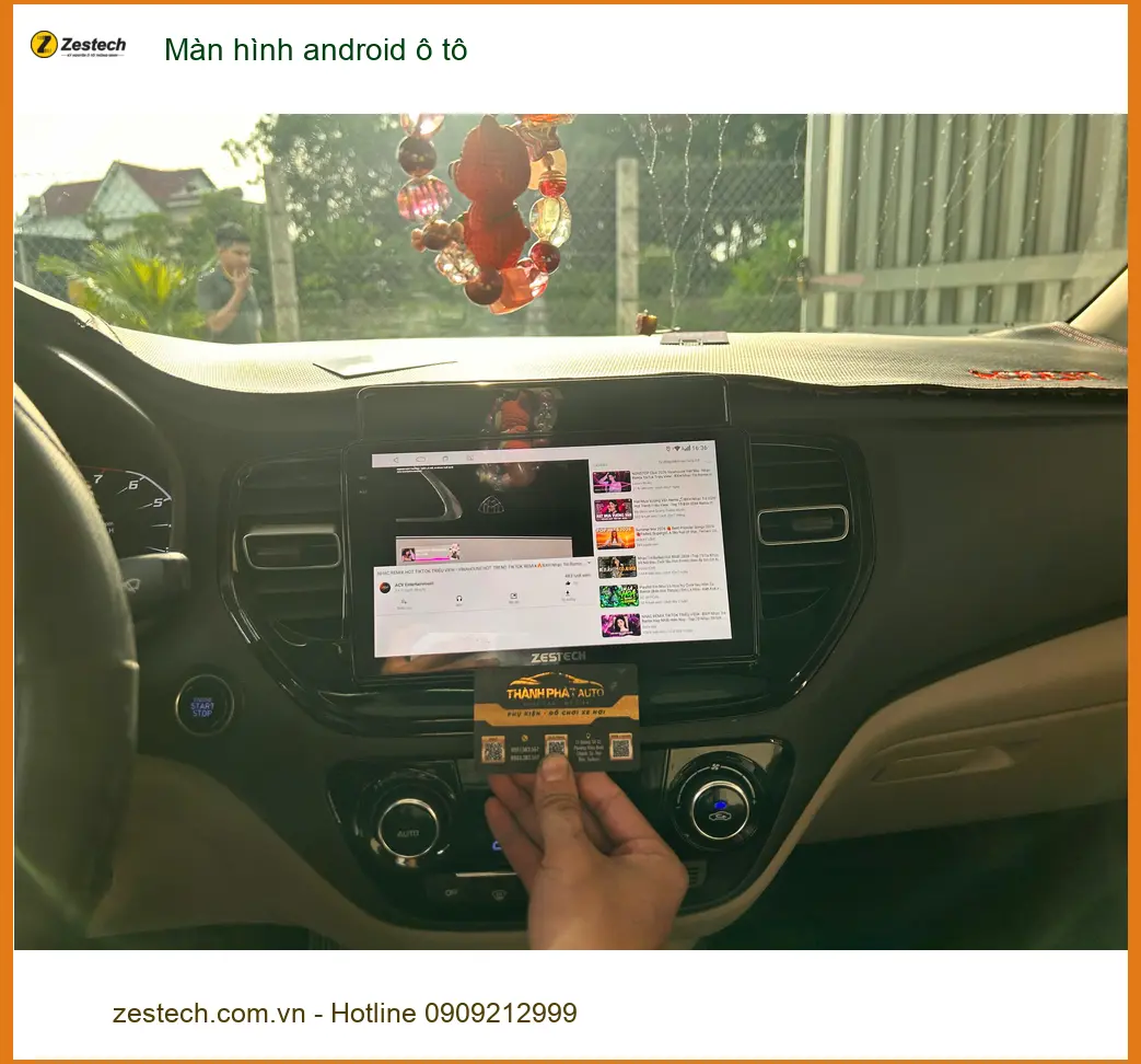 Anh Tấn lắp màn hình Android ô tô Hyundai Accent Quận 4