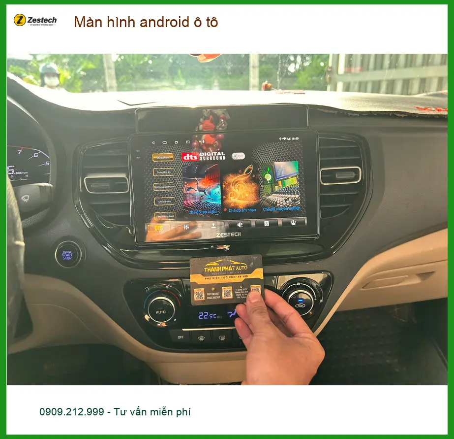 Anh Tấn lắp màn hình Android ô tô Hyundai Accent Quận 4 ảnh thực tế 2