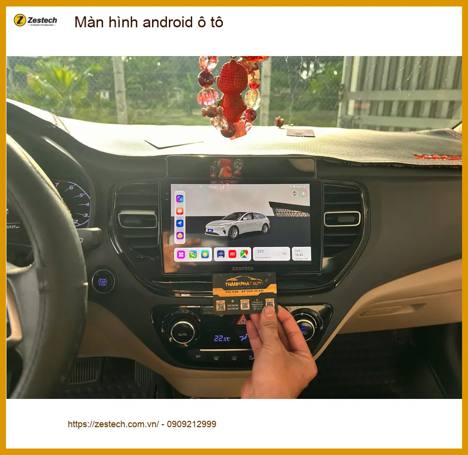 Anh Tấn lắp màn hình Android ô tô Hyundai Accent Quận 4 ảnh thực tế 3