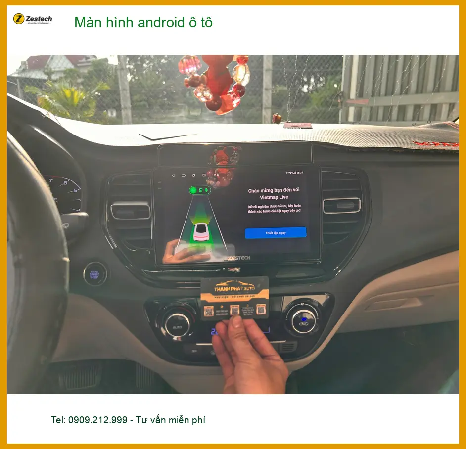 Chú Phước nâng cấp màn hình android ô tô cho Hyundai Elantra tại Quận 8 ảnh thực tế 4