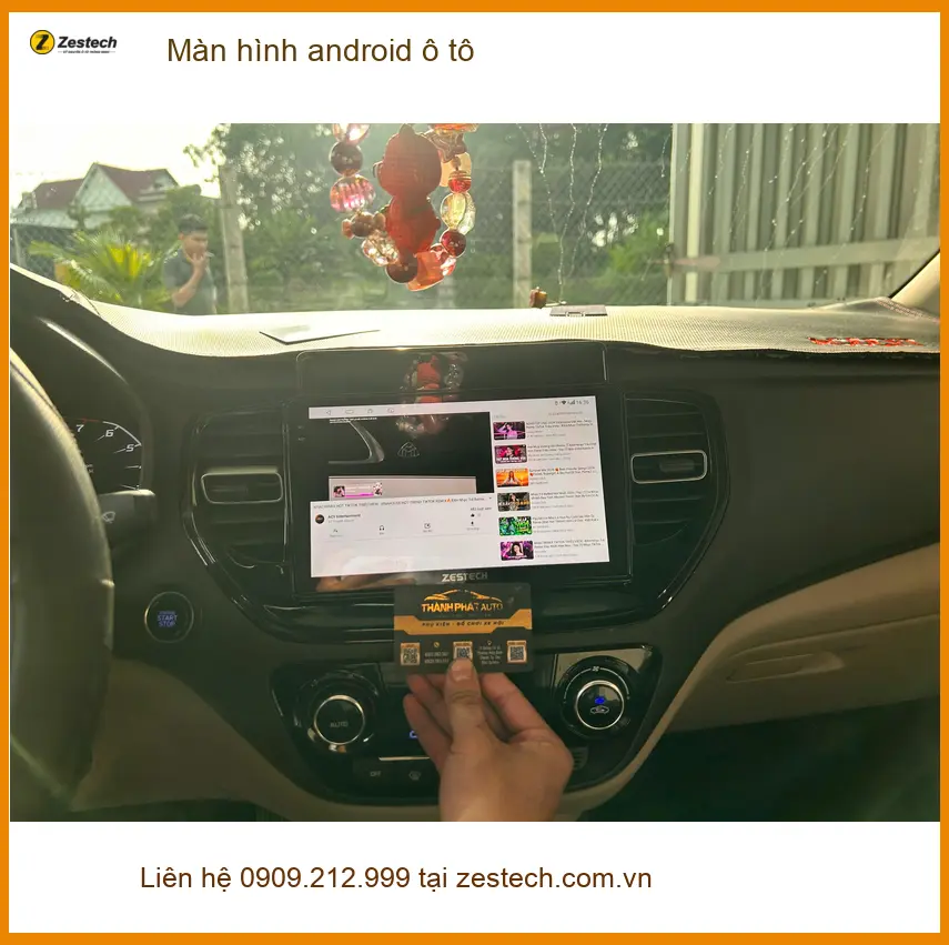 Chú Phước nâng cấp màn hình android ô tô cho Hyundai Elantra tại Quận 8 ảnh thực tế 5