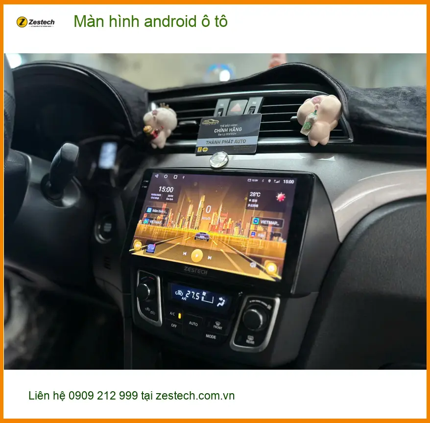 Bác Lâm nâng cấp màn hình Android ô tô tại Quận 2 cho Suzuki Ertiga