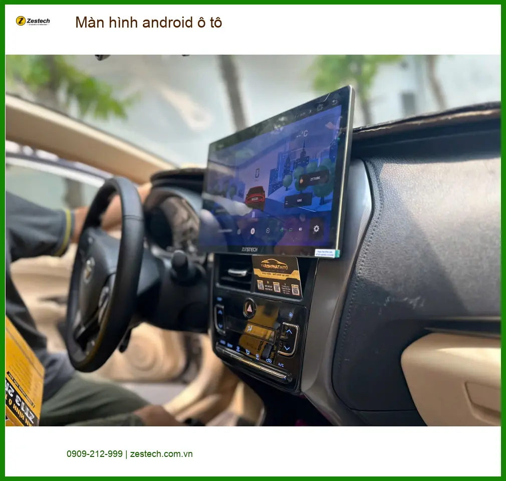 Cô Loan lắp Màn hình android ô tô cho Honda CRV tại Hóc Môn sau khi chuyển nhà ảnh thực tế 5