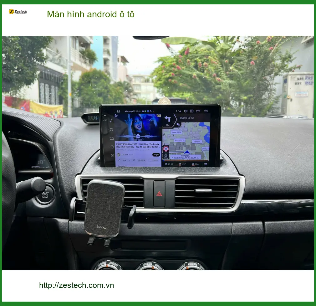 Chị Mai Anh nâng cấp màn hình Android ô tô cho Honda CR-V tại Quận 5 ảnh thực tế 2