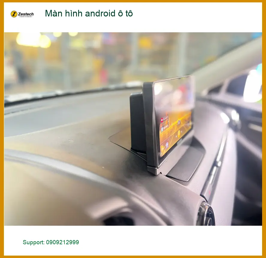 Anh Kiên lắp màn hình Android ô tô cho Hyundai Santa Fe tại Quận Tân Bình ảnh thực tế 4