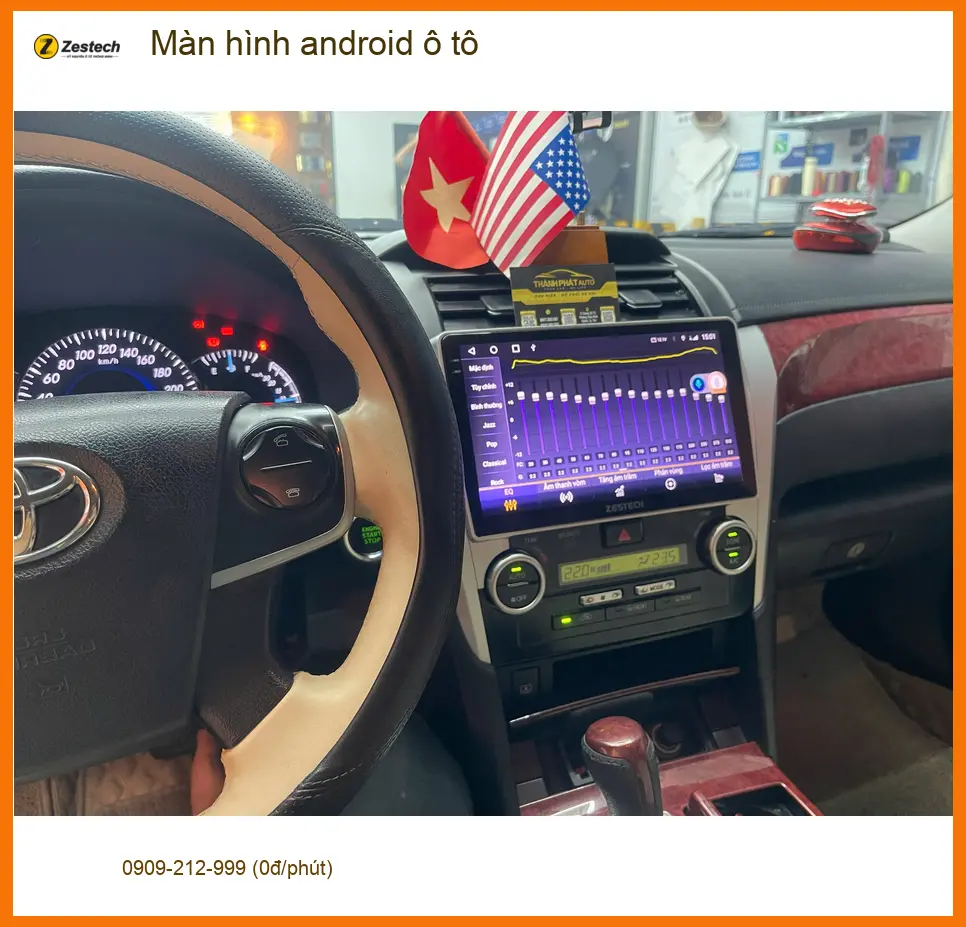 Anh Tấn lắp màn hình Android ô tô cho Hyundai Elantra tại Quận 1