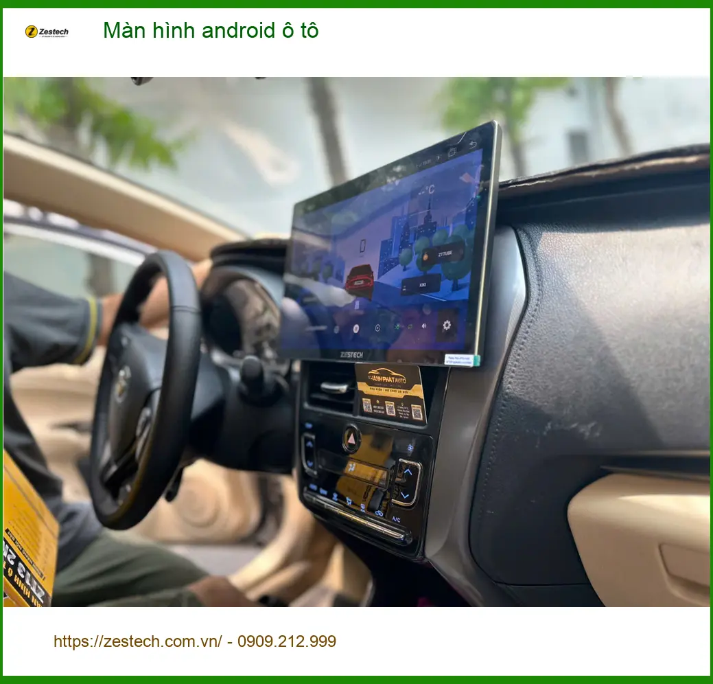 Anh Lâm lắp màn hình android ô tô cho Mazda CX-5 tại Quận Tân Bình ảnh thực tế 2