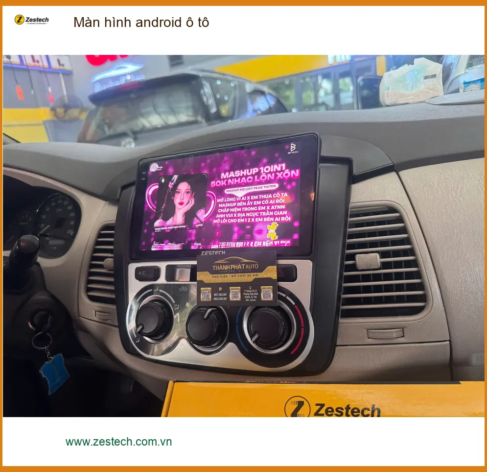 Chú Phước nâng cấp màn hình Android cho Kia Seltos tại Cần Giờ vì muốn trải nghiệm nhiều tính năng hơn ảnh thực tế 3