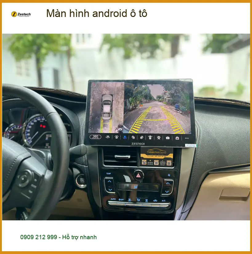 Anh Lâm lắp màn hình android ô tô cho Mazda CX-5 tại Quận Tân Bình ảnh thực tế 4
