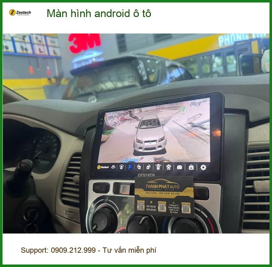 Chú Phước nâng cấp màn hình Android cho Kia Seltos tại Cần Giờ vì muốn trải nghiệm nhiều tính năng hơn ảnh thực tế 5