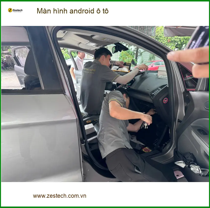 Anh Hùng lắp màn hình android ô tô cho Suzuki Swift tại Quận Tân Bình