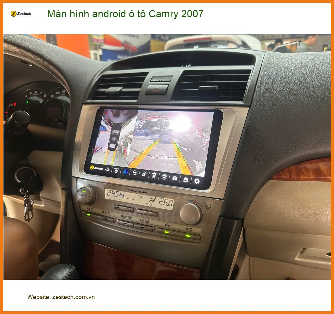Chú Phước nâng cấp màn hình Android ô tô Camry 2007 Quận 4 uy tín ảnh thực tế 3