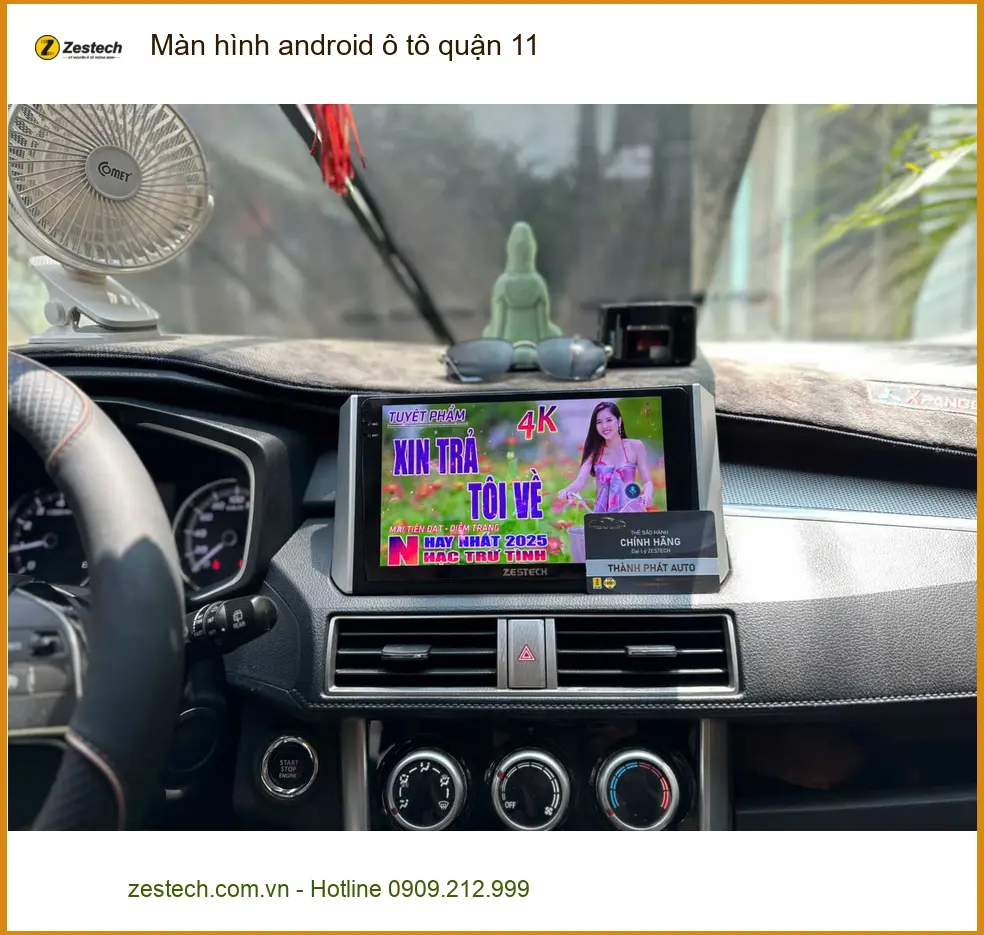 Địa Chỉ Lắp Đặt Màn Hình Android Ô Tô Tại Quận 11 - Lắp Đặt Uy Tín TPHCM ảnh thực tế 3