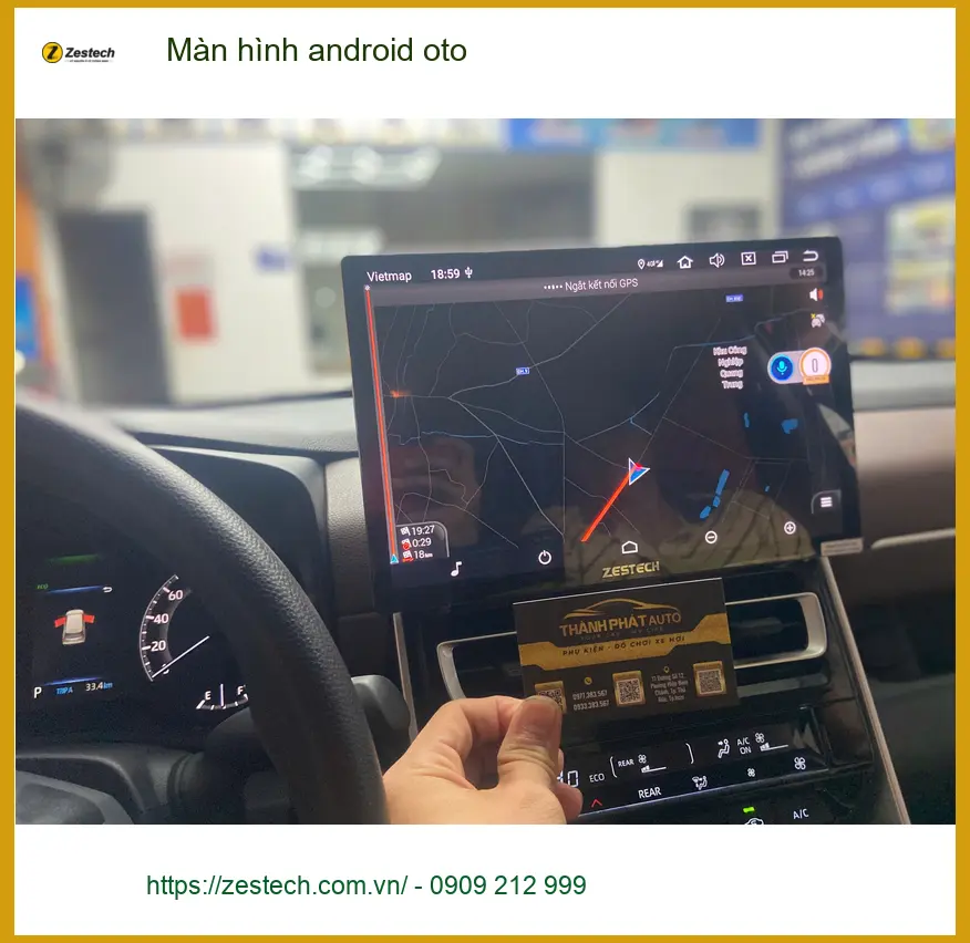 Anh Kiên lắp màn hình Android ô tô cho Hyundai Accent ở Quận Phú Nhuận