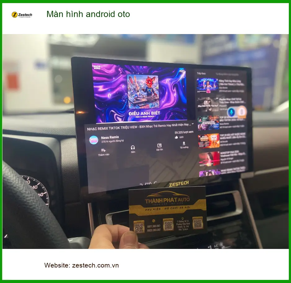 Anh Kiên lắp màn hình Android ô tô cho Hyundai Accent ở Quận Phú Nhuận ảnh thực tế 2