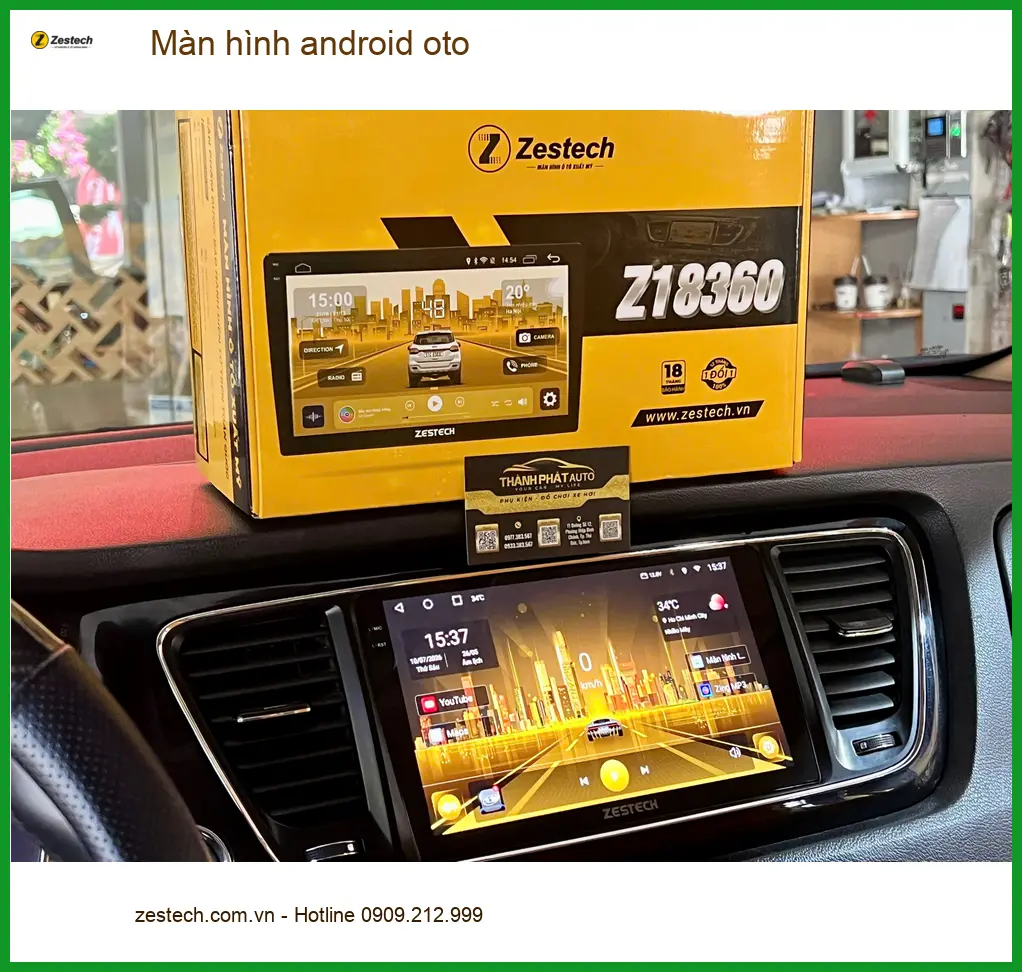 Anh Minh lắp màn hình android oto cho Toyota Camry ở Quận 12 vì màn zin cũ đã lỗi thời ảnh thực tế 3