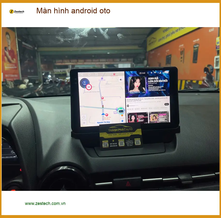 Anh Dũng lắp màn hình android oto cho Mazda 3 tại Quận 6 để dễ dùng hơn ảnh thực tế 3