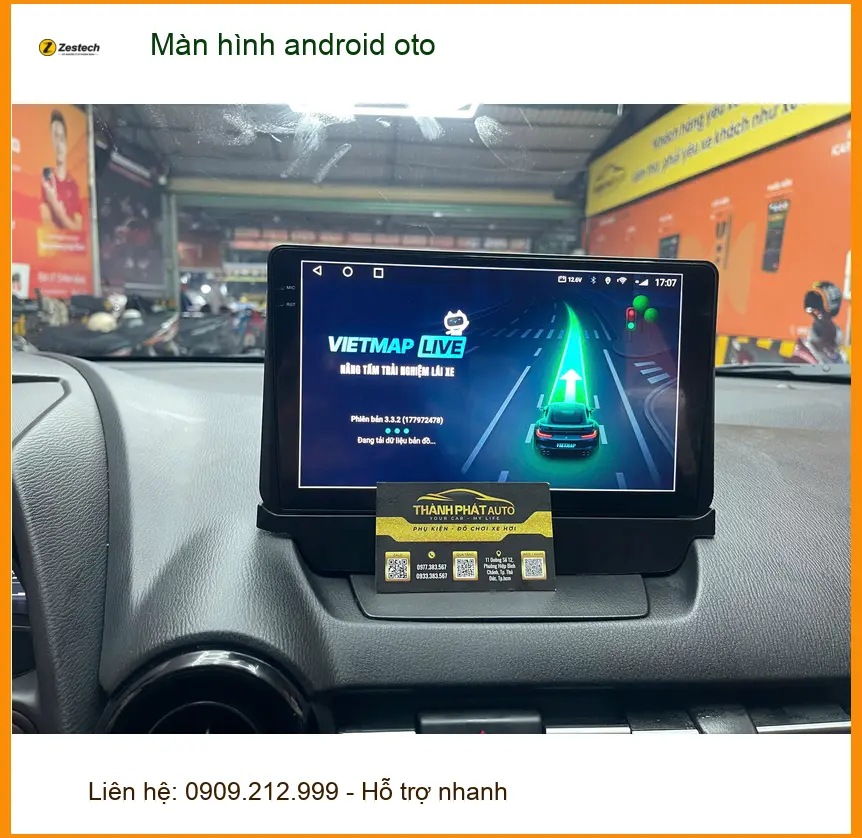 Anh Dũng lắp màn hình android oto cho Mazda 3 tại Quận 6 để dễ dùng hơn ảnh thực tế 4