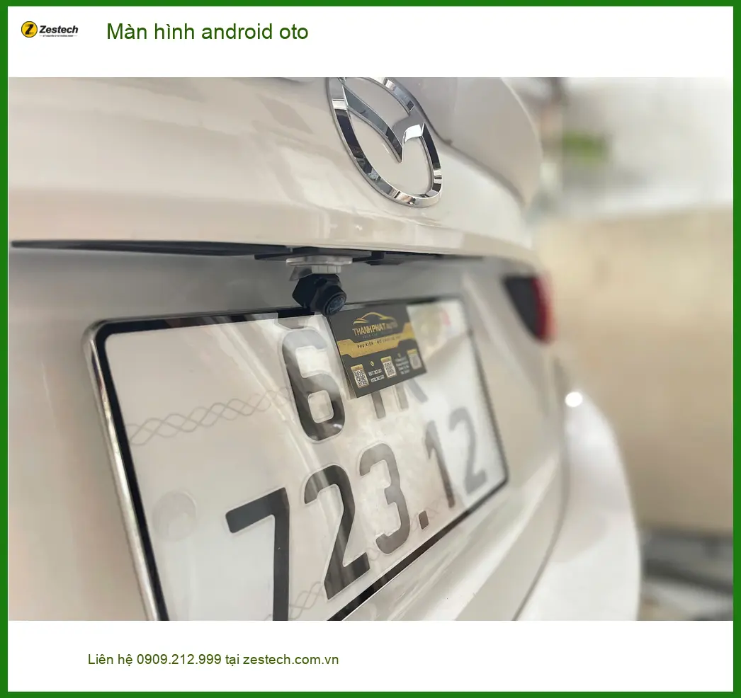 Chị Thảo Vy lắp màn hình android oto cho Hyundai Kona tại Quận 1 vì màn zin không có chỉ đường ảnh thực tế 5