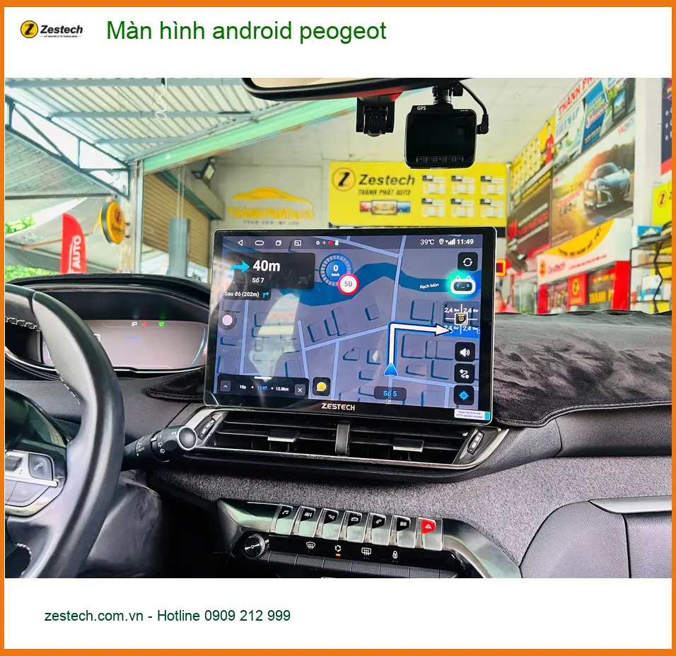 Anh Quang nâng cấp màn hình Android Peugeot 2008 tại Cần Giờ, trải nghiệm công nghệ mới