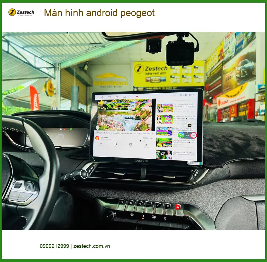 Anh Quang nâng cấp màn hình Android Peugeot 2008 tại Cần Giờ, trải nghiệm công nghệ mới ảnh thực tế 2