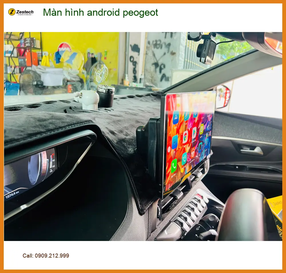 Anh Quang nâng cấp màn hình Android Peugeot 2008 tại Cần Giờ, trải nghiệm công nghệ mới ảnh thực tế 3