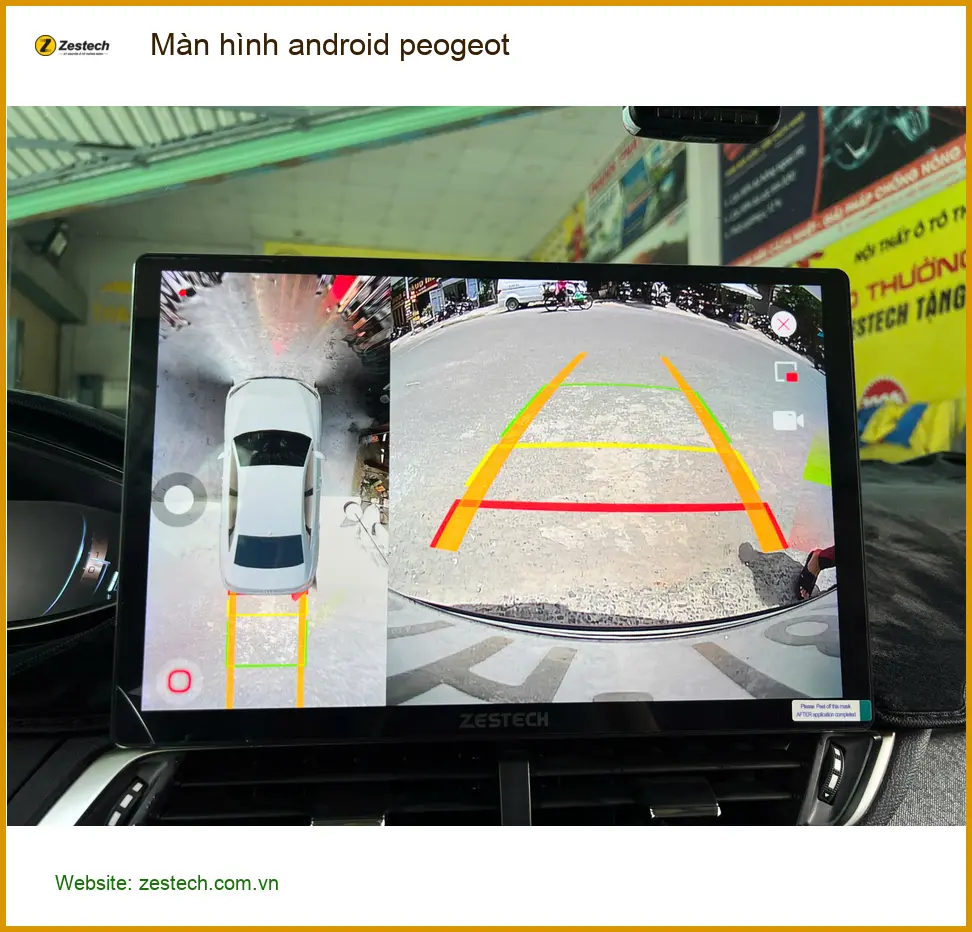 Anh Long nâng cấp màn hình Android Peugeot 3008 tại Quận 2 cho tiện nghi