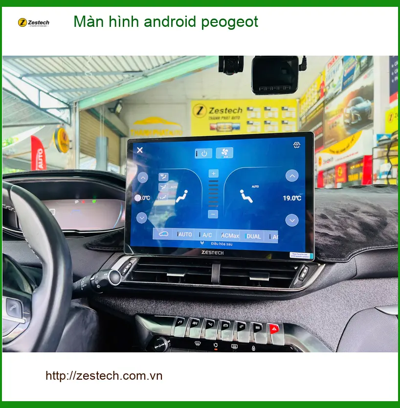 Anh Kiên nâng cấp màn hình Android Peugeot 5008 tại Thủ Đức ảnh thực tế 3