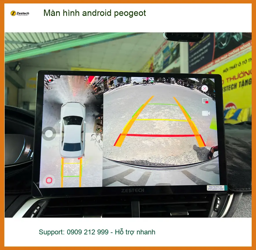 Anh Kiên nâng cấp màn hình Android Peugeot 5008 tại Thủ Đức ảnh thực tế 5