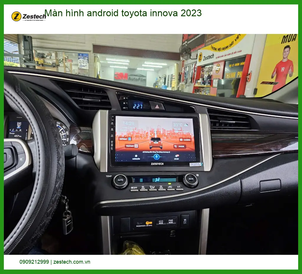 Màn hình Android Toyota Innova 2023 - Trung Tâm Lắp Đặt Chính Hãng TPHCM