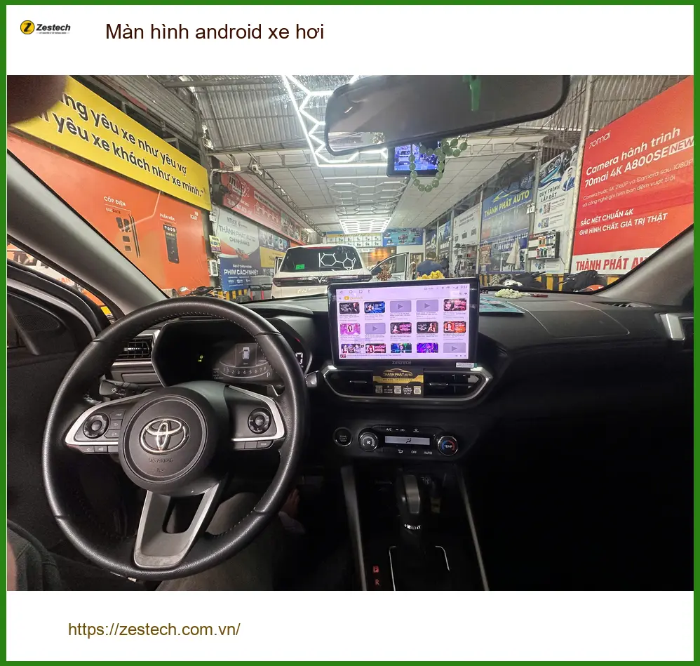 Anh Long lắp màn hình Android xe Ford Everest ở Quận Gò Vấp tiện lợi sử dụng