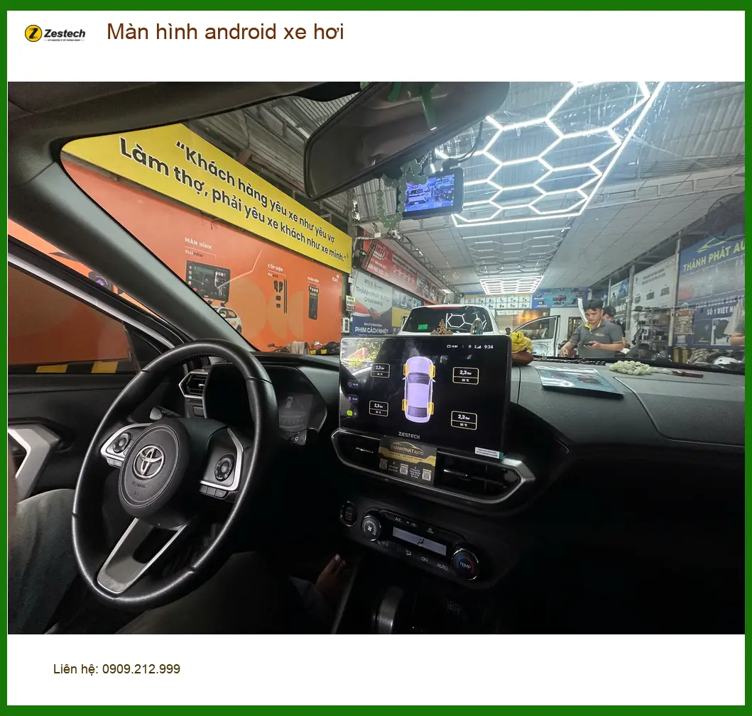 Anh Cường lắp màn hình android xe hơi Hyundai Accent tại Quận 9 nâng tầm trải nghiệm lái ảnh thực tế 2