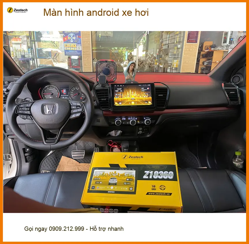 Anh Minh Đức gắn màn hình Android xe hơi Honda CRV tại Hóc Môn