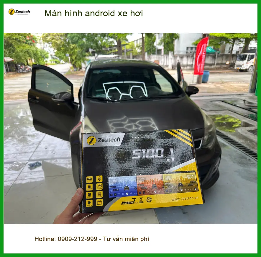 Anh Phi lắp màn hình Android cho Suzuki Ciaz tại Thủ Đức vì màn zin cũ ảnh thực tế 2