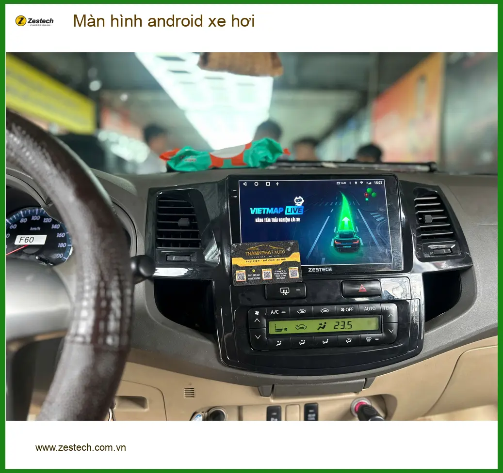 Chị Thư lắp màn hình Android xe hơi Honda CRV tại Quận 2 ảnh thực tế 3