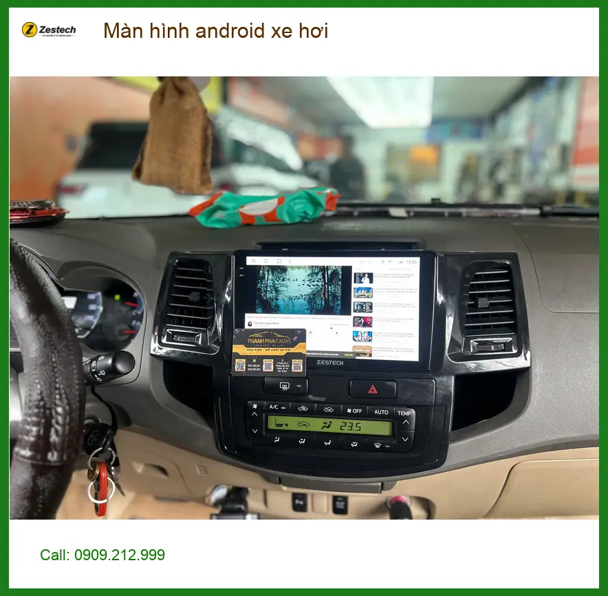 Chị Thư lắp màn hình Android xe hơi Honda CRV tại Quận 2 ảnh thực tế 5