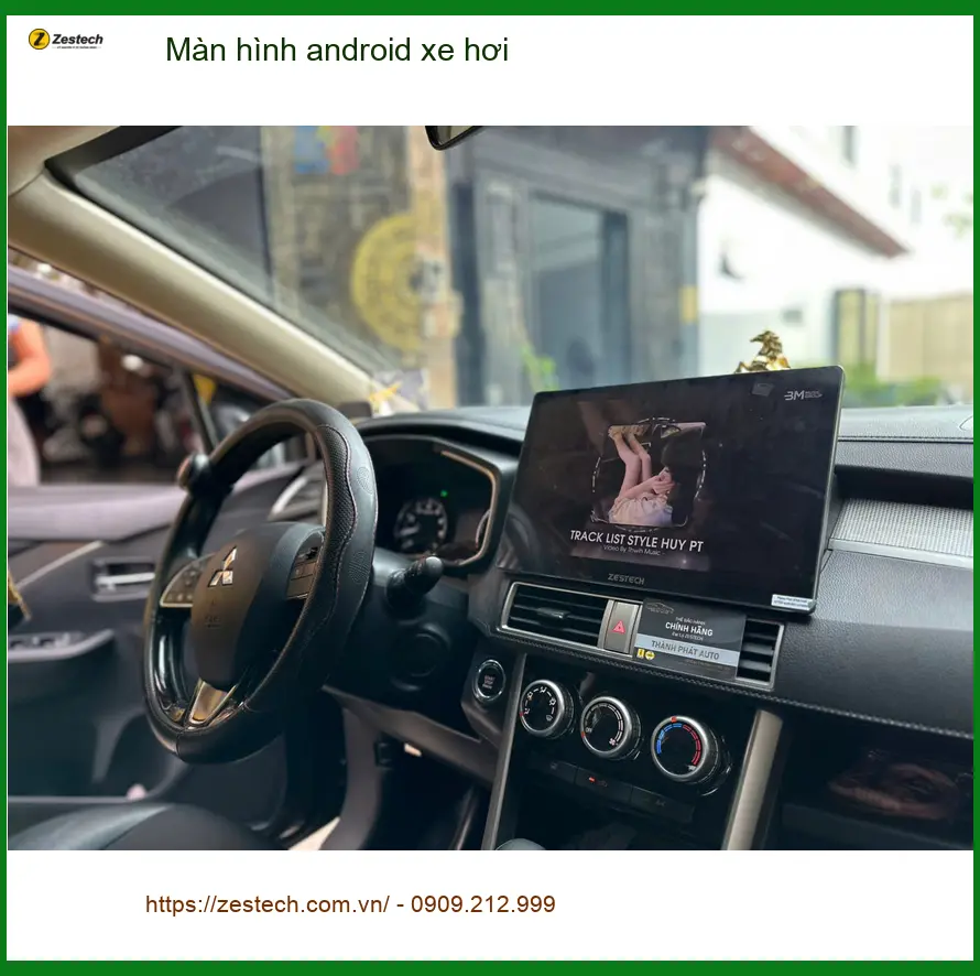 Anh Khang lắp màn hình android xe hơi cho Kia K3 tại Quận 8 để xem YouTube ảnh thực tế 2