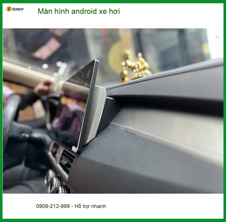 Anh Khang lắp màn hình android xe hơi cho Kia K3 tại Quận 8 để xem YouTube ảnh thực tế 4