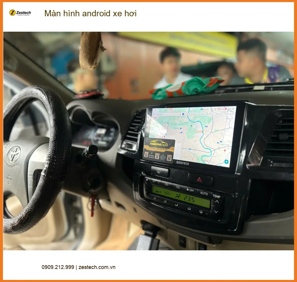 Chị Thảo nâng cấp màn hình android xe hơi cho Kia Carnival tại Quận 3 vì màn zin hạn chế. ảnh thực tế 5