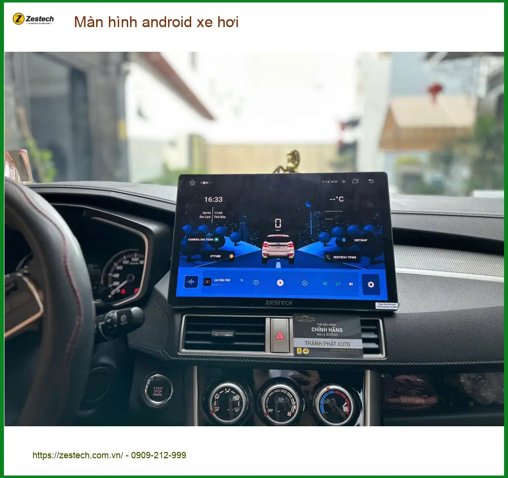 Anh Kiên nâng cấp màn hình Android xe Hyundai Accent tại Quận 1 ảnh thực tế 4