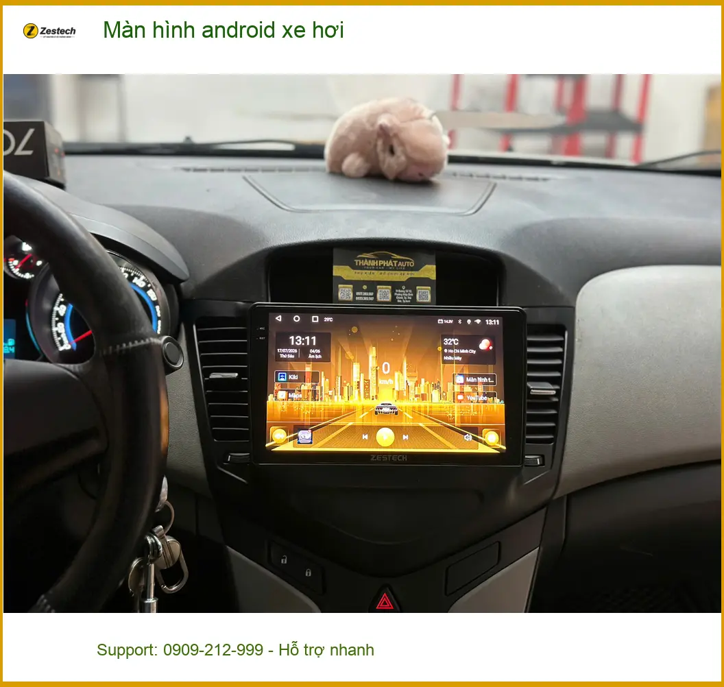 Anh Dũng lắp màn hình android xe hơi cho Kia Sorento tại Quận 7 ảnh thực tế 2